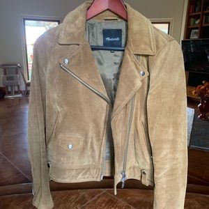 Madewell brown suede jacket